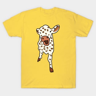 Aesthetic Cow With Brown Spots T-Shirt